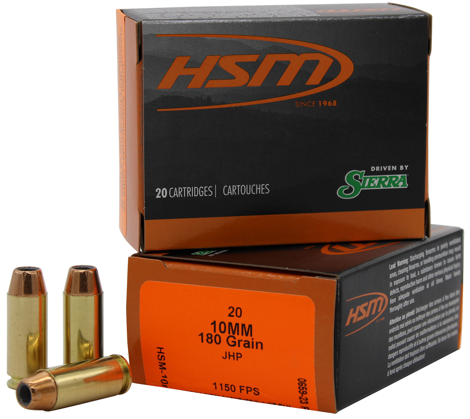 HSM 10mm Auto JHP – 20rd